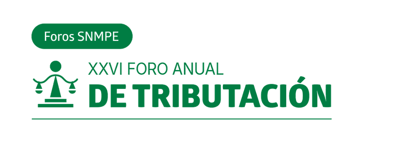 Logo del evento XXVI Foro Anual de Tributación
