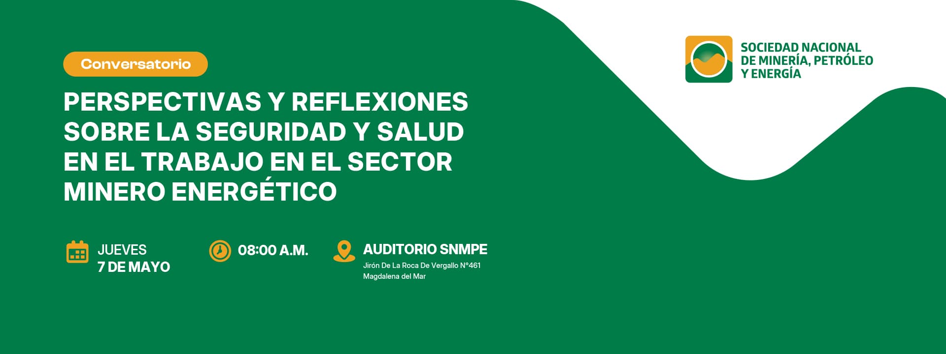 Sociedad Nacional de Minería Petróleo y Energía Logo